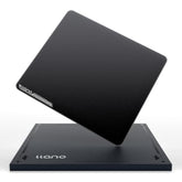 Mp001 Tempered Glass Gaming Mousepad For Fps Gamers, 17.7”X15.8” Large Ultra-Smooth 0.85?m Micro-Etched Surface, 3Mm Thick, Non-Slip Base, Compatible With Viper/G502, Large