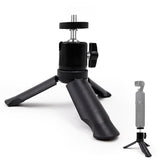 Mini Travel Tripod for DJI Osmo Pocket 3 & 2, 1/4"-20 Threaded Foldable Tabletop Stand with 360° Tripod Head, Compatible with Osmo Pocket 3 & 2,