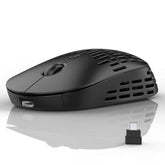 Bluetooth Wireless Mouse - (Bt+Usb-C Receiver) Dual Mode, Rechargeable, Lightweight, Silent Computer Mice With Type C Receiver, Usb C Mouse For Macbook, Laptop, Tablet, Chromebook (Black)