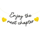 Going Away Goodbye Banner for Retirement, Graduation, and Farewell Parties (Black)