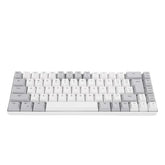 60% Wired Gaming Keyboard, Rgb Backlit Ultra Compact 68 Keys Mini Gaming Keyboard, Anti Ghosting And Multimedia Keys, Usb Wired Computer Keyboards For Wins, Os X, Pc (Gray White)