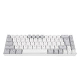 60% Wired Gaming Keyboard, Rgb Backlit Ultra Compact 68 Keys Mini Gaming Keyboard, Anti Ghosting And Multimedia Keys, Usb Wired Computer Keyboards For Wins, Os X, Pc (Gray White)