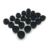 10 Pairs Medium Silicone Replacement Earbuds Ear Bud Tips – Black