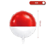 12Pcs Cartoon Animation Foil Balloons Birthday Party Supplies, Cartoon Ball Theme Party Decoration