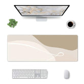 Minimalist Office Decor,Minimalist Desk Accessories,Boho Desk Mat,Beige Desk Mat,Xl Mouse Pad,Beige Mouse Pad,Neutral Mouse Pad,Vanilla Girl Aesthetic,11.8 * 31.5 * 0.11 Inches