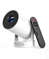Mini Projector With Wifi 6 And Bluetooth 5.4, Portable Projector 4K Support, 5W Soundbase Speaker, Auto Vertical Keystone 180°Rotatable Smart Proyector For Movie Home Outdoor