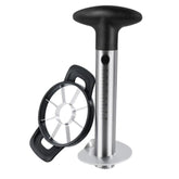 Pineapple Corer And Slicer Tool, Durable Pineapple Core Remover With Upgraded Cutter & Reinforced Thicker Blade, Stainless Steel Kitchen Fruit Gadget For Diced Pineapple Rings, Black Handle