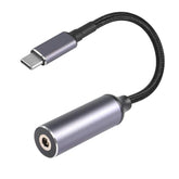 Pd 100W Dc4017 To Type C Power Charging Cable, Dc 4.0X1.7Mm Female Input To Usb Type C Male Extension Cable With Pd Automatic Identification Chip,For Phones,Tablets,Laptops