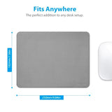 3 Pack Mouse Pad, Computer Mouse Mat With Anti-Slip Cork Base, Splash-Proof Mouse Pad For Laptop, Gaming, Home & Office, 9.84 X 7.56 Inch Office Desk Accessories