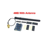 Wemos D1 Mini Pro 4Mb/16Mb External Antenna Connector Nodemcu Based Esp8266 Series Antenna Esp-8266Ex Cp2104 Development Board (Development Board + Antenna 32Mbit=4Mb)