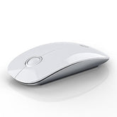 Bluetooth Wireless Mouse - (Bt5.1+Usb) Slim Dual Mode Computer Mice With Quiet