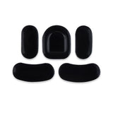 2 Sets Rounded Curved Edges Mouse Skatez & Feet & Mice Feet & Skates Compatible For Razer Viper Mini Se Mouse (Black)