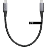 1-Foot Usb4 Cable Compatible With Thunderbolt 3, Thunderbolt 4 And Usb-C - Supports 8K Hd Display, 40Gbps Data Transfer, 240W Charging