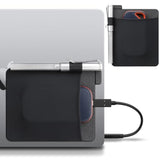 Hard Drive Holder Sleeve For Laptop, Laptop Ssd Holder, Stick On Pouch With Reusable Adhesive, For Sandisk, Samsung, Crucial, Portable External Solid State Drive Ssd Hard Drive Case, Black