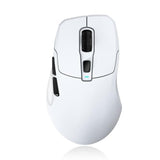 Wireless Gaming Mouse, 24000 Dpi, 1K Polling Rate, Tri-Mode 2.4Ghz/Usb-C/Bluetooth Ergonomic Mouse? Web-Driven, 120 Hours Battery Life, Rechargeable Gaming Mice For Pc/Mac/Tablet/Xbox, White