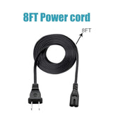 Power Cord Replacement For Samsung Un40 Un43 Un48 Un49 Un50 Un55 Un60 Un65 Un70 Un75 Un78 Series Tv P/N 3903-000599 3903-000853 3903-001117 8Ft Ac Power Cable