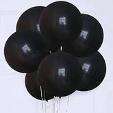 15 Pcs 24in Black Latex Balloons Giant Party Decorations