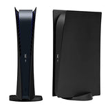Digital Edition Face Plates Cover Skins Shell Panels for PS5 Console, Accessories for PlayStation 5 Protective Shell Replacement Faceplate (Black)