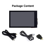 3.5Inch Ips Capacitive Touch Lcd Display, Compatible With Raspberry Pi 5/4B/3B/Zero/Zero W/Zero 2W/Pico/Pico W/Pico Wh, 480×800, Adjustable Brightness