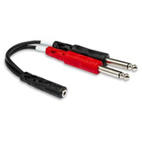 Ymp-434 3.5 Mm Trsf To Dual 1/4" Ts Stereo Breakout Cable