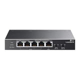 Tl-Sg1005P-Pd 5-Port Passthrough Gigabit Ethernet Switch 1 Poe++ In @90W, 4 Poe+ Output Up To 66W, Plug & Play, Extend Mode, Qos, Igmp, Auto Recovery, Powered Only, Free Expert Help