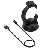 Intended for Amazfit Active 2 Watch Charger, Stand Charging Dock Compatible with Amazfit Bip 6 Smartwatch Accessories USB C Cable