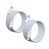 2 Pack Of High-Power For Apple 100W Usb-C To Usb-C Fast Charging Charging Cable 6.6Ft For Iphone 15/16 Pro/Plus/Pro Max,For Macbook Pro/Air- Durable Type C Charger Cord