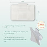 Hooks For Outdoor String Lights Clips, 30Pcs Heavy Duty Cable Clips Waterproof Adhesive Strips For Hanging Christmas Light, Outside Uv-Resistant Clear Sticky Cord Holders Rope Organizer