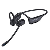 Open Ear Headphones With Mic, 29G Bluetooth Headset With Microphone, Bluetooth Headphones With Noise Cancelling Mic, Waterproof Non-Slip Wireless Headset With Mic For Work, Workout, Driving, Call