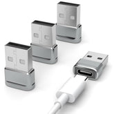 4Pack Usb To Usb C Adapter For Iphone 17 Air 16 Pro Max 15 Plus Ipad Airpods, Type-C Female To A Male Adaptor For Carplay Otg Converter For Samsung S25 Ultra S24 S23 Fe Google Pixel 10 9 8 Switch