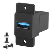Usb3.0 Rectangular Panel Adapter 5Gbps Usb3.0 Female To Female Panel Mount Con