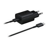 Samsung EP-TA800XBEGWW Charger, USB Type A (25W), Fast Charging Technology, Black - Type C Cable Included