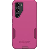 OtterBox Galaxy S23 Commuter Series Case - INTO The Fuchsia (Pink), Slim & Tough, Pocket-Friendly, with Port Protection