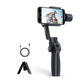 Gimbal Stabilizer For Iphone, Phone Gimbal W/Focus Wheel Face Tracking For 16 15 Pro Max Android 3-Axis Phone Stabilizer For Video Recording Vlog