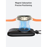 For Samsung Galaxy Watch Charger For 8/7/6/5/4/3/Ultra/Active2 - Usb-C Travel Wireless Charger,1400Mah Compact Power Bank With Keychain (Fits Galaxy Watch 8 Ultra/Classic)