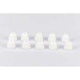 10Pcs Replacement Silicone Eartips Earbuds Eargels Compatible With Beats By Dr Dre Powerbeats 2 Wireless Stereo Earphones (Double Flange White)