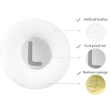 Replacement Ear Pads Are Compatible With Jbl Jr300/Jr300Bt/T450Bt/T500Bt Headphones, Jr300 Earpads Cushions With Soft Artificial Leather And Memory Foam (White/Artificial Leather)