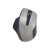2.4G Wireless Ergonomic Led Silent Mouse - Noiseless And Silent Click Computer Mouse With Nano Receiver For Mac And Pc - Graphite