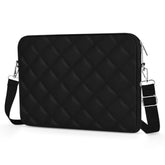 Puffy Quilted Laptop Sleeve With A Shoulder Strap Compatible With Macbook Air 15 Inch M2 A2941 2023/Pro 15 A1990 A1707, 15 Surface Laptop 5/4/3, Compatible With Dell Xps 15