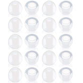 10 Pairs Small Clear Color Silicone Replacement Ear Buds Tips For Audio-Technica Skullcandy Monster Sony Ultimate Ears Sharp Sennheiser Plantronics Tdk Phillips Panasonic Denon Griffin Jvc