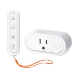 Remote Control Timer Outlet, 30-Minute/2-Hour Countdown, Auto Shut-Off Switch For Lights, Iron, Fan, Coffee Maker, Kitchen & Bedroom Use, 15 A / 1 875 W