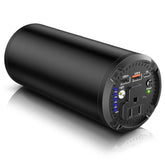 Portable Laptop Charger With Ac Outlet, 98Wh/100W Power Bank 27000Mah External Travel Battery Pack With Led Flashlight For Macbook, Ipad, Dell, Hp, Samsung, Iphone, Switch And More