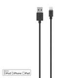 Belkin Lightning to USB ChargeSync Cable - Lightning/USB for iPad, iPod, iPod, Notebook - 6.56 ft -