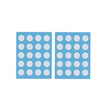 PWNAGE SmoothGlide Universal Dot PTFE Rounded Replacement Mouse Skates Feet for All Mice, Ultra-Smooth and Durable, 3M Adhesive, Gaming Mouse 40 Pieces Round Dots White DIY