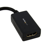 StarTech.com Mini DisplayPort To HDMI Adapter - 1080p - Mini DP To HDMI Monitor/Display/TV - Passive mDP 1.2 to HDMI Adapter Dongle Video Converter - Upgraded Version Is MDP2HDEC (MDP2HDMI),Black