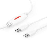 Gearmo 6ft PC Transfer Cable - Built-in Software, No Installation, Unlimited Uses - High Speed USB Transfer Between Computers - Supports Windows 11/10/8/7