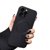 Magnetic Case For Iphone 14 Pro Max Phone Case Accossories With Full Camera Len Protector Durable Silicone Slim Shockproof Cute Cellphone Cover For Iphone 14 Pro Max -6.7'' Black