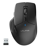 Jbuds Wireless Mouse, Connect Via Bluetooth Or Usb Wireless Dongle, Multi-Device Toggle, Up To Three Devices, Custom User Profiles, Adjustable Tracking, Full-Size, Rechargeable, (1 Pack)