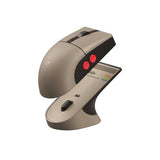 Retro R8 Mouse With Charging Dock, Paw 3395 Optical Sensor Dpi 26,000, Wireless Mouse With 4K Polling Rate, Programmable Buttons, And Huano Micro Switches - C64 Edition