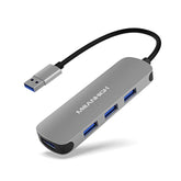 4-Port Usb Hub 3.0 For Laptop Multiple Usb Splitter Usb Port Expander Docking